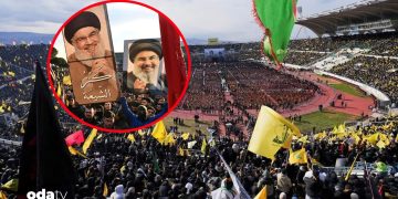 Dünyanın gözü Beyrut’ta: Nasrallah’a 5 ay sonra tören